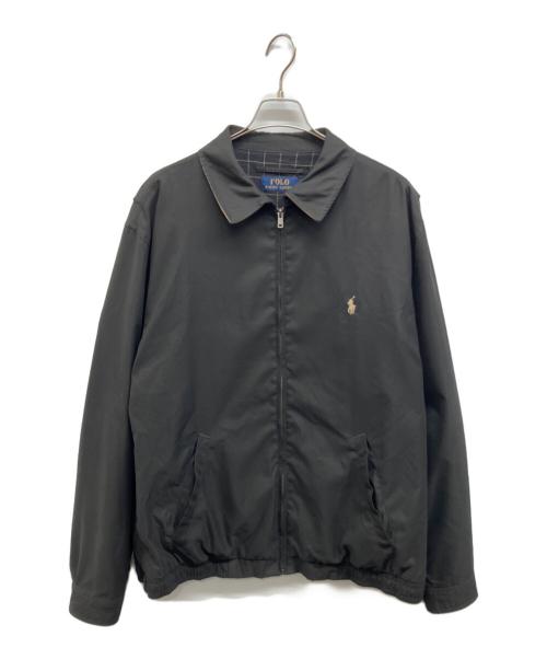 POLO RALPH LAUREN（ポロ・ラルフローレン）POLO RALPH LAUREN (ポロ・ラルフローレン) スイングトップ ブラック サイズ:XLの古着・服飾アイテム