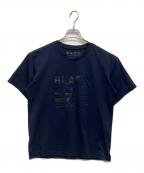 BLACK LABEL CRESTBRIDGEブラックレーベル クレストブリッジ）の古着「プリントTシャツ」｜ネイビー
