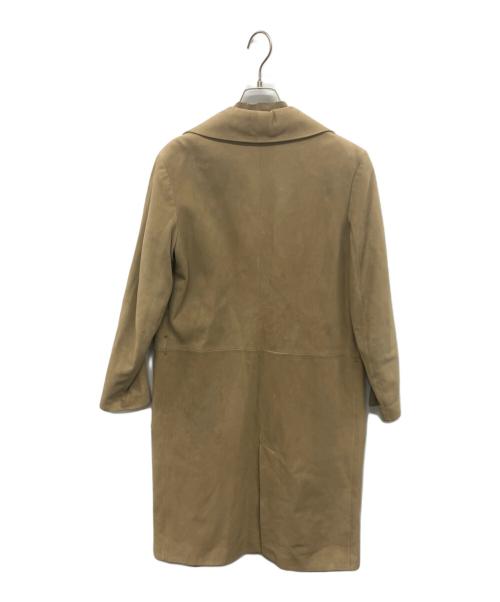 LOEWE（ロエベ）LOEWE (ロエベ) ラムレザーコート ベージュ サイズ:38の古着・服飾アイテム