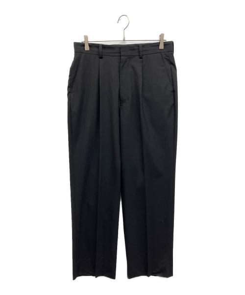 cornier（コルニエ）cornier (コルニエ) ウールスラックス ブラック サイズ:Lの古着・服飾アイテム