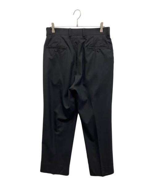 cornier（コルニエ）cornier (コルニエ) ウールスラックス ブラック サイズ:Lの古着・服飾アイテム