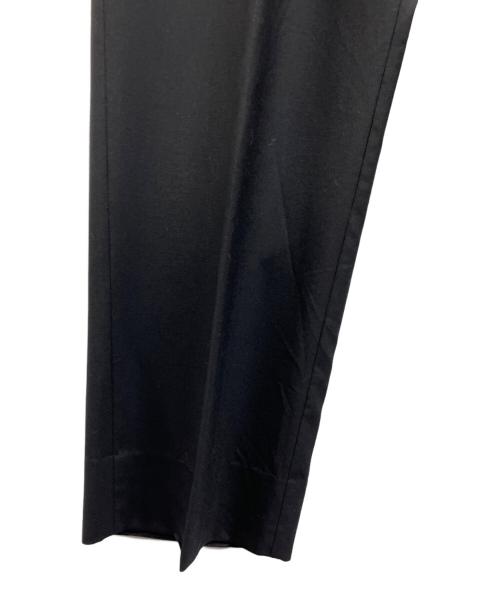 cornier（コルニエ）cornier (コルニエ) ウールスラックス ブラック サイズ:Lの古着・服飾アイテム