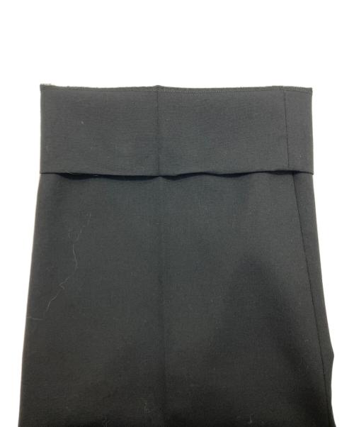 cornier（コルニエ）cornier (コルニエ) ウールスラックス ブラック サイズ:Lの古着・服飾アイテム