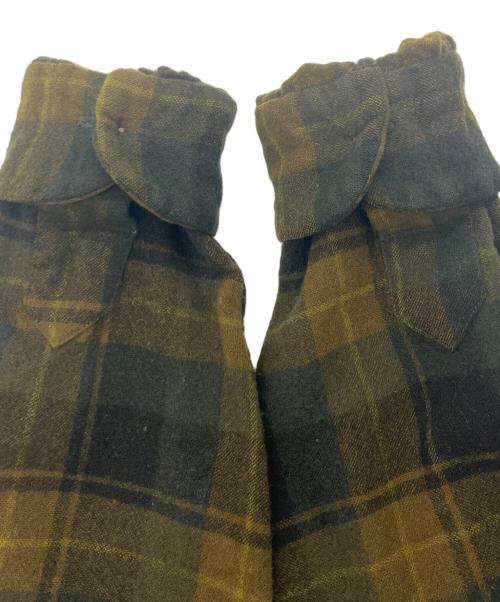 PENDLETON（ペンドルトン）PENDLETON (ペンドルトン) 60s ボードシャツ/オープンカラーチェックシャツ カーキ サイズ:Mの古着・服飾アイテム