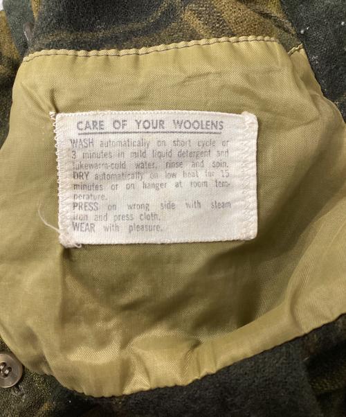 PENDLETON（ペンドルトン）PENDLETON (ペンドルトン) 60s ボードシャツ/オープンカラーチェックシャツ カーキ サイズ:Mの古着・服飾アイテム