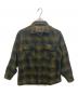 PENDLETON（ペンドルトン）の古着「60s ボードシャツ/オープンカラーチェックシャツ」｜カーキ