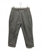 SEQUELシークエル）の古着「ストライプチノパンツ」｜グレー