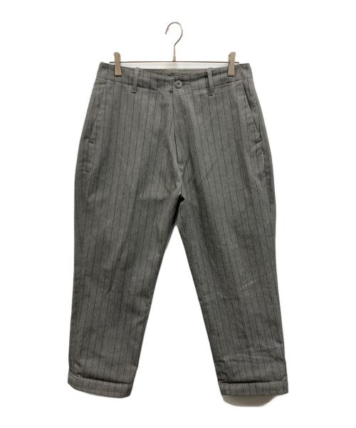 SEQUEL（シークエル）SEQUEL (シークエル) ストライプチノパンツ グレー サイズ:Mの古着・服飾アイテム