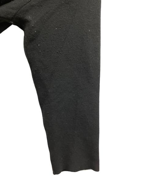 UNITUS（ユナイタス）UNITUS (ユナイタス) ウールバイカラークルーネックニット ブラック サイズ:不明の古着・服飾アイテム