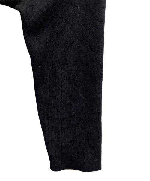 UNITUS（ユナイタス）UNITUS (ユナイタス) ウールバイカラークルーネックニット ブラック サイズ:不明の古着・服飾アイテム