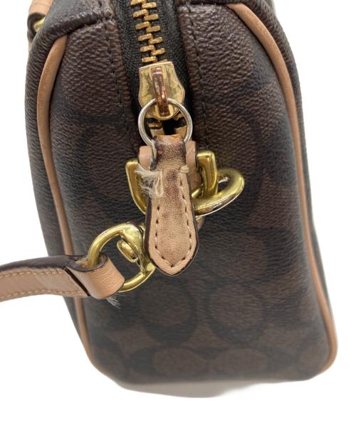 COACH（コーチ）COACH (コーチ) 2wayミニボストンバッグ ブラウンの古着・服飾アイテム