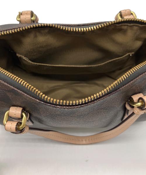 COACH（コーチ）COACH (コーチ) 2wayミニボストンバッグ ブラウンの古着・服飾アイテム