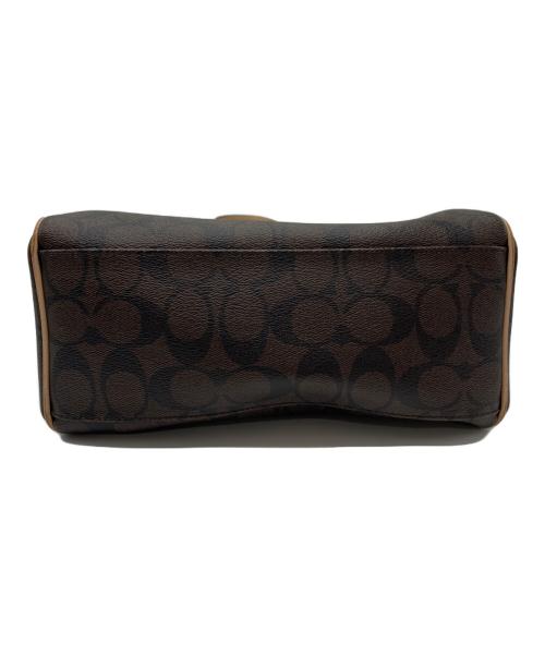 COACH（コーチ）COACH (コーチ) 2wayミニボストンバッグ ブラウンの古着・服飾アイテム