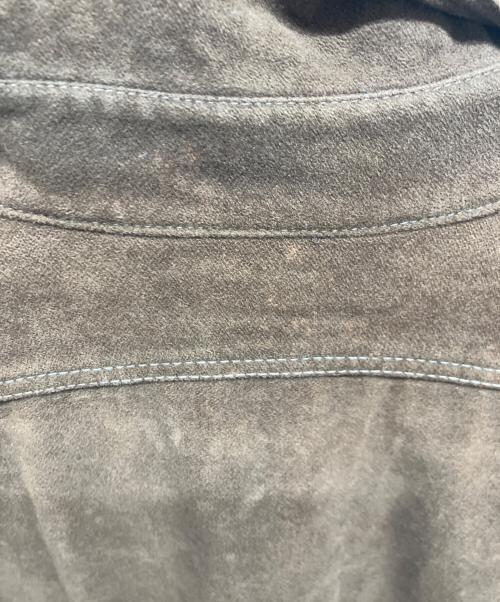 JOE McCOY’S（ジョーマッコイ）JOE McCOY’S (ジョーマッコイ) 8HOUR UNION ワークシャツ ブラウン サイズ:16の古着・服飾アイテム