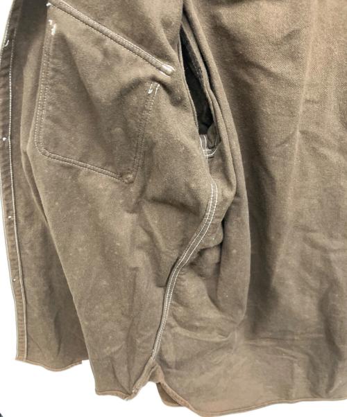 JOE McCOY’S（ジョーマッコイ）JOE McCOY’S (ジョーマッコイ) 8HOUR UNION ワークシャツ ブラウン サイズ:16の古着・服飾アイテム