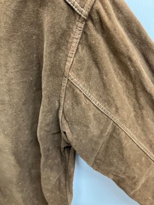 JOE McCOY’S（ジョーマッコイ）JOE McCOY’S (ジョーマッコイ) 8HOUR UNION ワークシャツ ブラウン サイズ:16の古着・服飾アイテム