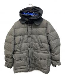 C.P COMPANY（シーピーカンパニー）の古着「ジャガードダウンジャケット」｜グレー