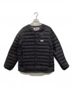 nanga white labelナンガホワイトレーベル）の古着「DOWN CARDIGAN」｜ブラック