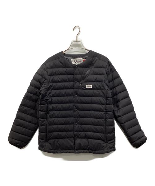 nanga white label（ナンガホワイトレーベル）NANGA WHITE LABEL (ナンガホワイトレーベル) DOWN CARDIGAN ブラック サイズ:Mの古着・服飾アイテム
