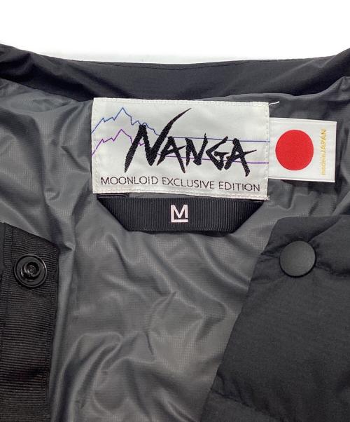 nanga white label（ナンガホワイトレーベル）NANGA WHITE LABEL (ナンガホワイトレーベル) DOWN CARDIGAN ブラック サイズ:Mの古着・服飾アイテム