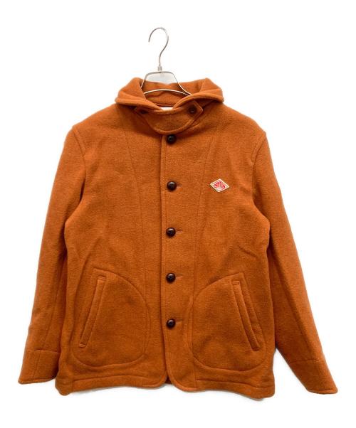 DANTON（ダントン）DANTON (ダントン) 丸襟ウールモッサジャケット オレンジ サイズ:40の古着・服飾アイテム