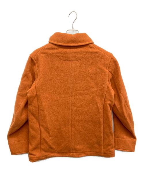 DANTON（ダントン）DANTON (ダントン) 丸襟ウールモッサジャケット オレンジ サイズ:40の古着・服飾アイテム
