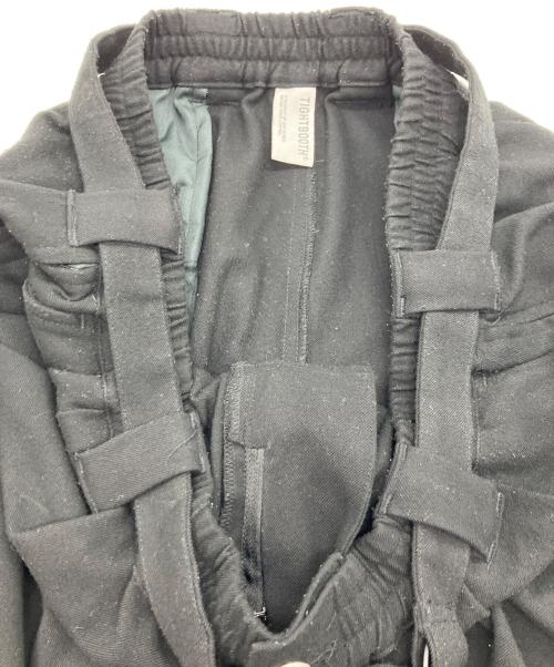 TIGHTBOOTH PRODUCTION（タイトブースプロダクション）TIGHTBOOTH PRODUCTION (タイトブースプロダクション) BAGGY SLACKS ブラック サイズ:XLの古着・服飾アイテム