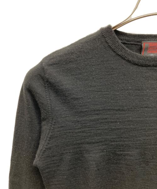 Jean Paul GAULTIER CLASSIQUE（ジャンポールゴルチエクラシック）Jean Paul GAULTIER CLASSIQUE (ジャンポールゴルチエクラシック) クルーネックウールニット ブラック サイズ:48の古着・服飾アイテム