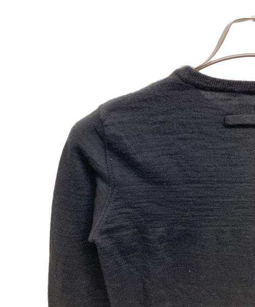 Jean Paul GAULTIER CLASSIQUE（ジャンポールゴルチエクラシック）Jean Paul GAULTIER CLASSIQUE (ジャンポールゴルチエクラシック) クルーネックウールニット ブラック サイズ:48の古着・服飾アイテム