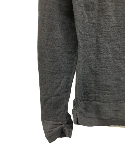 Jean Paul GAULTIER CLASSIQUE（ジャンポールゴルチエクラシック）Jean Paul GAULTIER CLASSIQUE (ジャンポールゴルチエクラシック) クルーネックウールニット ブラック サイズ:48の古着・服飾アイテム