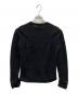 Jean Paul GAULTIER CLASSIQUE (ジャンポールゴルチエクラシック) クルーネックウールニット ブラック サイズ:48：12000円
