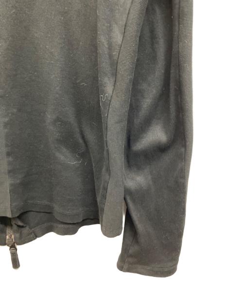 Jean Paul GAULTIER（ジャンポールゴルチェ）Jean Paul GAULTIER (ジャンポールゴルチェ) ダブルジップカットソー ブラック サイズ:48の古着・服飾アイテム