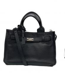 GINZA kanematsu（ギンザ カネマツ）の古着「ターンロック2WAYバッグ」｜ブラック