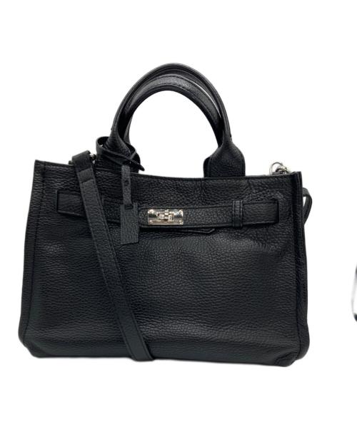 GINZA kanematsu（ギンザ カネマツ）GINZA kanematsu (ギンザ カネマツ) ターンロック2WAYバッグ ブラックの古着・服飾アイテム