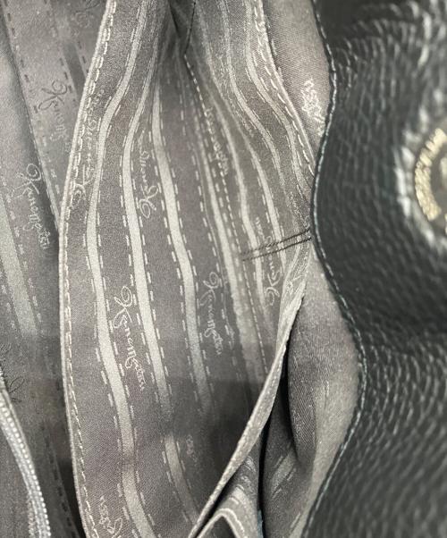 GINZA kanematsu（ギンザ カネマツ）GINZA kanematsu (ギンザ カネマツ) ターンロック2WAYバッグ ブラックの古着・服飾アイテム