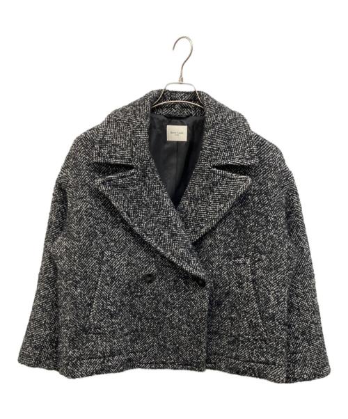 Demi-Luxe Beams（デミルクス ビームス）Demi-Luxe Beams (デミルクス ビームス) ループツイード ピーコート ブラック サイズ:36の古着・服飾アイテム