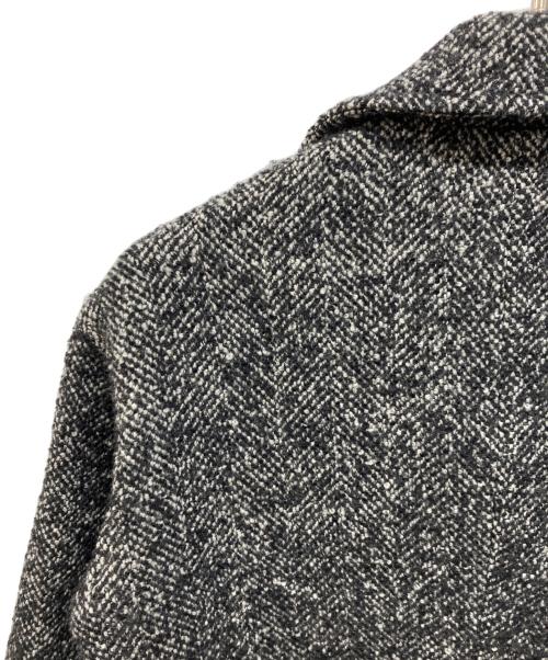 Demi-Luxe Beams（デミルクス ビームス）Demi-Luxe Beams (デミルクス ビームス) ループツイード ピーコート ブラック サイズ:36の古着・服飾アイテム