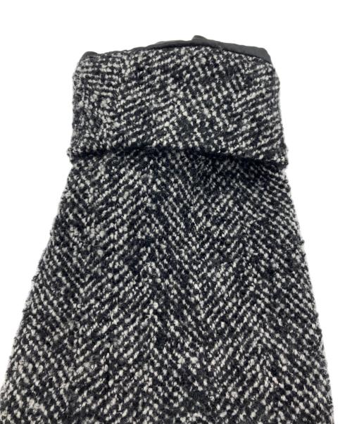 Demi-Luxe Beams（デミルクス ビームス）Demi-Luxe Beams (デミルクス ビームス) ループツイード ピーコート ブラック サイズ:36の古着・服飾アイテム