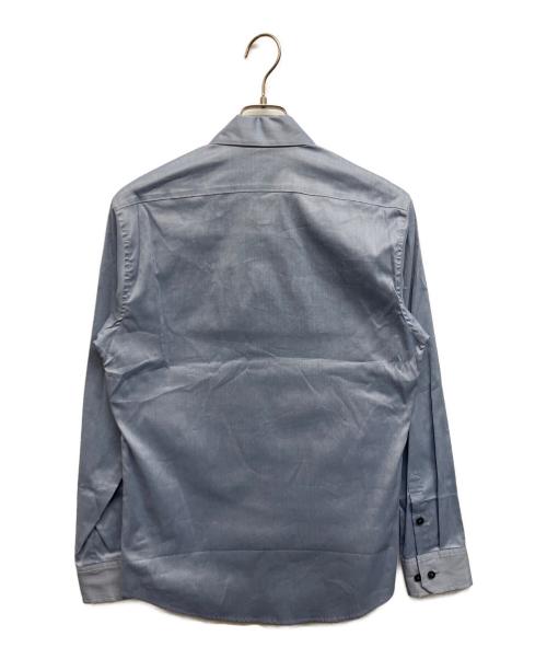 theory（セオリー）theory (セオリー) ワイドカラーシャツ スカイブルー サイズ:38の古着・服飾アイテム