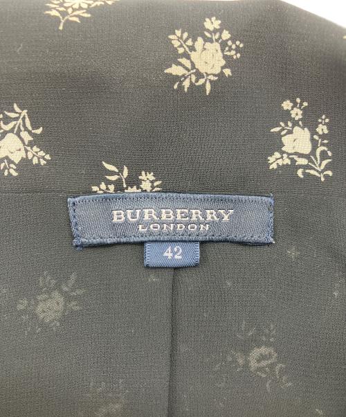 BURBERRY LONDON（バーバリーロンドン）BURBERRY LONDON (バーバリーロンドン) 総柄ワンピース ブラック サイズ:42の古着・服飾アイテム