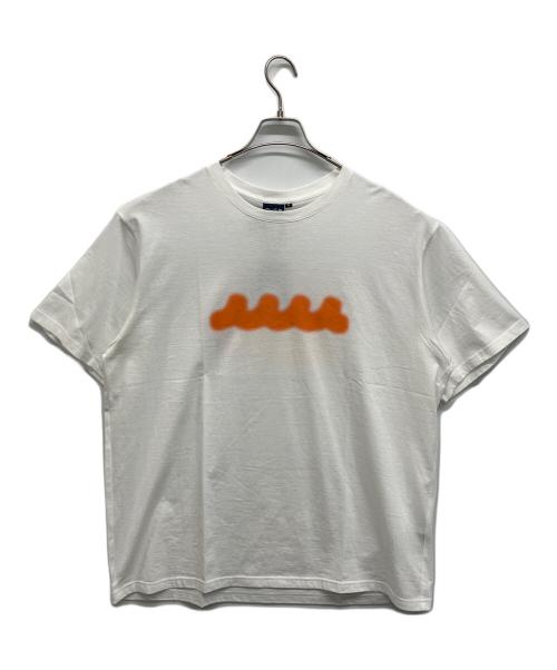 muta MARINE（ムータマリン）muta MARINE (ムータマリン) SPRAY WAVE Tシャツ ホワイト サイズ:8の古着・服飾アイテム