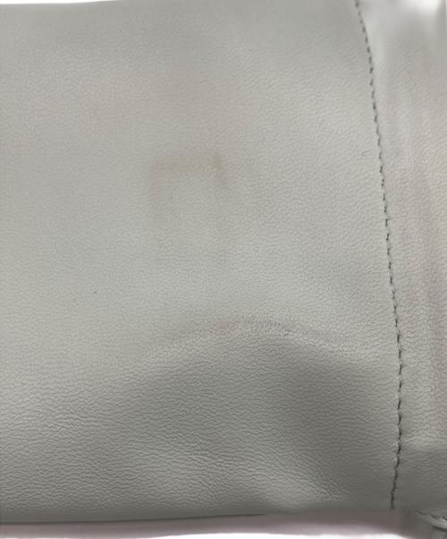CELINE（セリーヌ）CELINE (セリーヌ) キュイルトリオンフドローストリングモバイルポーチ/フォンケース ミントグリーン サイズ:下記参照の古着・服飾アイテム