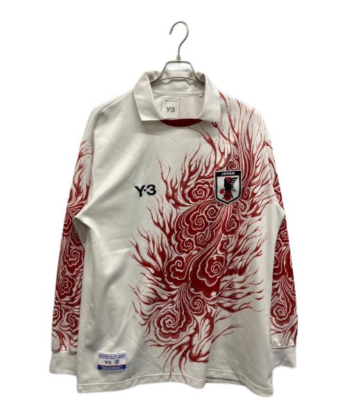 Y-3（ワイスリー）Y-3 (ワイスリー) サッカー日本代表 CW 長袖Tシャツ ホワイト サイズ:Lの古着・服飾アイテム