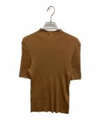 theoryセオリー）の古着「Regal Wool Leenda Sweater」｜ブラウン