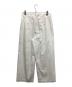 theory (セオリー) Linear Cotton Pleated Pant N ホワイト サイズ:8 未使用品：6000円