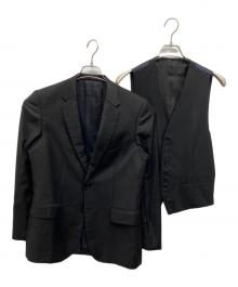 PAUL SMITH×LORO PIANA（ポールスミス×ロロピアーナ）の古着「ジャケットベストセットアップ」｜ブラック