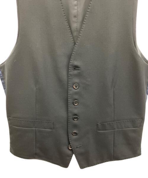 PAUL SMITH（ポールスミス）Paul Smith (ポールスミス) LORO PIANA (ロロピアーナ) ジャケットベストセットアップ ブラック サイズ:Ｍの古着・服飾アイテム