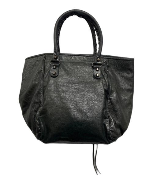 BALENCIAGA（バレンシアガ）BALENCIAGA (バレンシアガ) ザ・サンデーレザートートバッグ ブラック サイズ:下記参照の古着・服飾アイテム