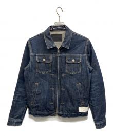 UNDERCOVER（アンダーカバー）の古着「ダブルジップデニムジャケット」｜インディゴ