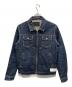 UNDERCOVER（アンダーカバー）の古着「ダブルジップデニムジャケット」｜インディゴ